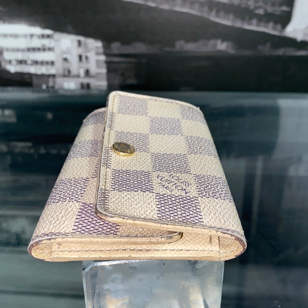 Authentic Louis Vuitton Damier Azur Key Card Holder - Picture 14 of 17